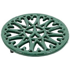 Minuteman International C-33GR 7-Inch Sunburst, Cast Iron Trivet Minuteman International C-33GR 7-Inch Sunburst, Cast Iron Trivet
