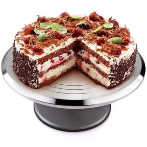 Uten Cake Turntable, 12 inch Cake Turntable, Aluminium Cake Stand Decorating Display, Revolving Cake Stand with Non-Slip Rubber Bottom Nice Baking Tools Uten Cake Turntable, 12 inch Cake Turntable, Aluminium Cake Stand Decorating Display, Revolving Cake Stand with Non-Slip Rubber Bottom Nice Baking Tools