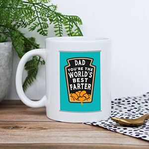 eBuyGB World's Best Farter Mug, Baked Beans Mug, 350ml Coffee Mug, Dad You're The World's Best Farter Funny Mug, Birthday, Father's Day Gift, Bean Pun Gift for Daddy, Him eBuyGB World's Best Farter Mug, Baked Beans Mug, 350ml Coffee Mug, Dad You're The World's Best Farter Funny Mug, Birthday, Father's Day Gift, Bean Pun Gift for Daddy, Him