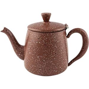 Café Olé Premium Tea Pot, 18/10 Stainless Steel, Red Granite Finish, 48oz, Stay Cool Hollow Handles, Perfect Pour Spout PT-048RG Café Olé Premium Tea Pot, 18/10 Stainless Steel, Red Granite Finish, 48oz, Stay Cool Hollow Handles, Perfect Pour Spout PT-048RG