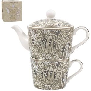 The Leonardo Collection William Morris Christmas Artichoke Tea for One – Festive Teapot and Cup Set with Elegant Seasonal Design, Decorative Gift for Tea Lovers and Stylish Holiday Kitchen Tableware The Leonardo Collection William Morris Christmas Artichoke Tea for One – Festive Teapot and Cup Set with Elegant Seasonal Design, Decorative Gift for Tea Lovers and Stylish Holiday Kitchen Tableware