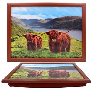 The Leonardo Collection Highland Cow Laptray For Food Serving & Breakfast Comfortable Bean Bag Lap Trays With Cushion Durable Food Tray For Eating On Lap Multipurpose Laptrays For Home & Adults The Leonardo Collection Highland Cow Laptray For Food Serving & Breakfast Comfortable Bean Bag Lap Trays With Cushion Durable Food Tray For Eating On Lap Multipurpose Laptrays For Home & Adults