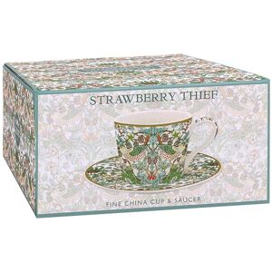 The Leonardo Collection Strawberry Thief Cup & Saucer Set Designed by William Morris Tea Cup Set Perfect for Home or Office Tea Cups and Saucers or Coffee Cup and Saucer for Enjoying Hot Drinks The Leonardo Collection Strawberry Thief Cup & Saucer Set Designed by William Morris Tea Cup Set Perfect for Home or Office Tea Cups and Saucers or Coffee Cup and Saucer for Enjoying Hot Drinks