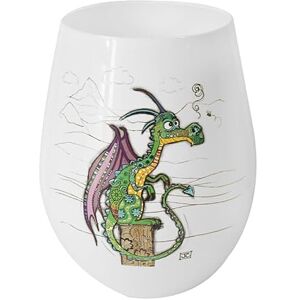 Lesser & Pavey Ceramic Stemless Cup Tumbler Lovely Wine Tumbler Gifts for Women & Men Duncan Dragon Drawing Drinkware Microwaveable Mug Bug Art Lesser & Pavey Ceramic Stemless Cup Tumbler Lovely Wine Tumbler Gifts for Women & Men Duncan Dragon Drawing Drinkware Microwaveable Mug Bug Art
