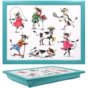 Lesser & Pavey The Leonardo Collection Finola Stack Cows Laptray With Bean Bag for Serving Dishes Lovely Lap Trays for Eating on Lap for Dinner or Breatfast Newly Designed Food Trays for Lap Lesser & Pavey The Leonardo Collection Finola Stack Cows Laptray With Bean Bag for Serving Dishes Lovely Lap Trays for Eating on Lap for Dinner or Breatfast Newly Designed Food Trays for Lap