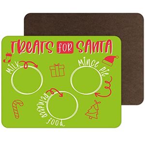 Green Treats Christmas Placemats - Placemat Food Table Mat Dinnerware Green Treats Christmas Placemats - Placemat Food Table Mat Dinnerware
