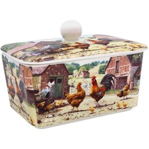 The Leonardo Collection Macneil Studios Cockerel & Hen Butter Dish British Designed for Kitchen Use Large Butter Dish for All Kitchens Perfect for Daily Use The Leonardo Collection Macneil Studios Cockerel & Hen Butter Dish British Designed for Kitchen Use Large Butter Dish for All Kitchens Perfect for Daily Use