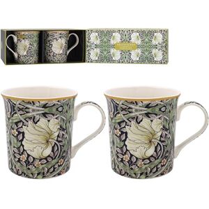 Lesser & Pavey The Leonardo Collection William Morris Pimpernel Mugs Set of 2 Stylish Tableware for Home Use Coffee Cups for Every Occasion Ideal Mens and Birthday Gifts Lesser & Pavey The Leonardo Collection William Morris Pimpernel Mugs Set of 2 Stylish Tableware for Home Use Coffee Cups for Every Occasion Ideal Mens and Birthday Gifts