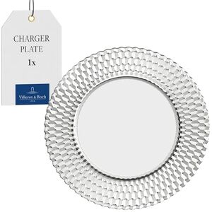 Villeroy & Boch Boston Buffet Plate 32 cm Clear, Dishwasher Safe, Large Dinner Plate, Dinnerware Tableware, Crystal Glass Villeroy & Boch Boston Buffet Plate 32 cm Clear, Dishwasher Safe, Large Dinner Plate, Dinnerware Tableware, Crystal Glass