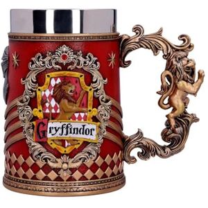 Nemesis Now Harry Potter Gryffindor Hogwarts House Collectible Tankard, Red Gold, 1 Count (Pack of 1) Nemesis Now Harry Potter Gryffindor Hogwarts House Collectible Tankard, Red Gold, 1 Count (Pack of 1)