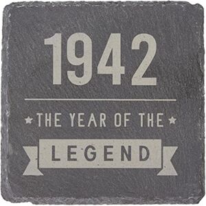 eBuyGB 1943 Year of the Legend - square - slate - coaster eBuyGB 1943 Year of the Legend - square - slate - coaster