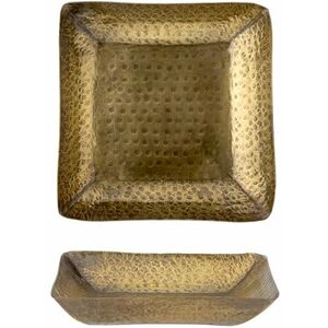 Bloomingville Tablet, Metal, Gold, L19xH2,5xW19 cm Bloomingville Tablet, Metal, Gold, L19xH2,5xW19 cm