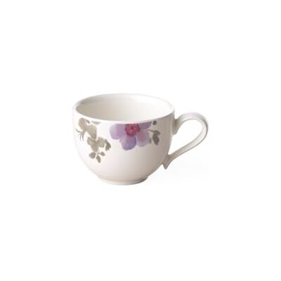 Villeroy & Boch Mariefleur Gris Basic Mocha/Espresso Cup, 80 ml, Height: 4.5 cm, Premium Porcelain, White/Multicoloured Villeroy & Boch Mariefleur Gris Basic Mocha/Espresso Cup, 80 ml, Height: 4.5 cm, Premium Porcelain, White/Multicoloured
