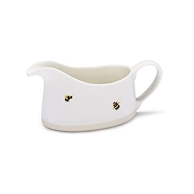 Cooksmart British Designed Ceramic Gravy Boat Gravy Jug to Match All Kitchen Designs Gravy Jug Perfect for Family Dinners & Sunday Roast Bumble Bees Cooksmart British Designed Ceramic Gravy Boat Gravy Jug to Match All Kitchen Designs Gravy Jug Perfect for Family Dinners & Sunday Roast Bumble Bees