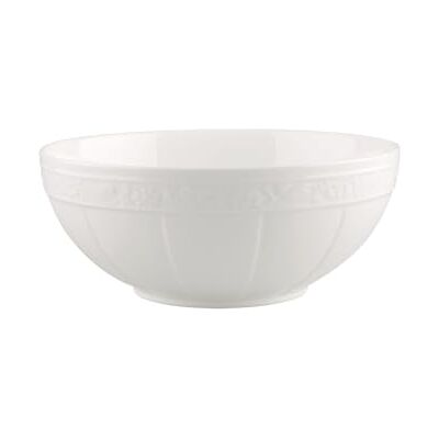 Villeroy & Boch White Pearl 24 cm Salad Bowl Villeroy & Boch White Pearl 24 cm Salad Bowl