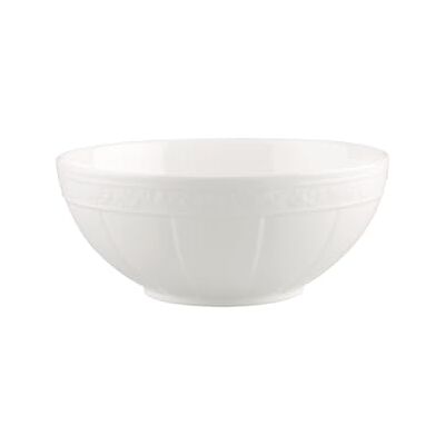 Villeroy & Boch White Pearl 21 cm Salad Bowl Villeroy & Boch White Pearl 21 cm Salad Bowl