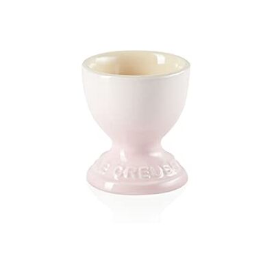 LE CREUSET Stoneware Footed Egg Cup, 9 g, 5.3 x 5.3 x 5.9 cm, Shell Pink, 71702007770099 LE CREUSET Stoneware Footed Egg Cup, 9 g, 5.3 x 5.3 x 5.9 cm, Shell Pink, 71702007770099
