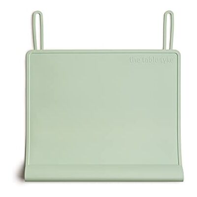 The Table Tyke 100% Silicone Placemat with Teething Edge Bumper/Spill Stopper Dishwasher Safe, Travel Ready Non-Slip Suction Activity Mat for Infants, Babies, Toddlers, Children, Kids (Sage Green) The Table Tyke 100% Silicone Placemat with Teething Edge Bumper/Spill Stopper Dishwasher Safe, Travel Ready Non-Slip Suction Activity Mat for Infants, Babies, Toddlers, Children, Kids (Sage Green)