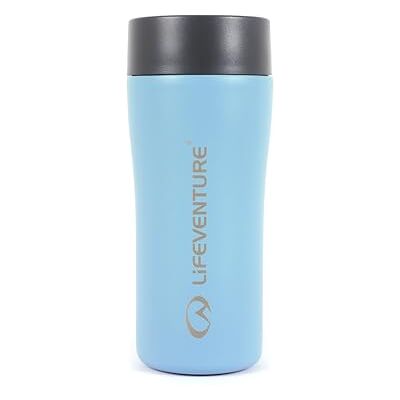Lifeventure One-Touch Thermal Mug, 360° Push-Click Commuter Lid, 350ml, Blue Lifeventure One-Touch Thermal Mug, 360° Push-Click Commuter Lid, 350ml, Blue