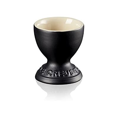 LE CREUSET Stoneware Footed Egg Cup, 9 g, 5.3 x 5.3 x 5.9 cm, Matte Black,71702000000099 LE CREUSET Stoneware Footed Egg Cup, 9 g, 5.3 x 5.3 x 5.9 cm, Matte Black,71702000000099