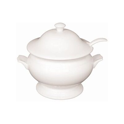 Olympia Whiteware Soup Tureen & Ladle White 227x250mm Olympia Whiteware Soup Tureen & Ladle White 227x250mm