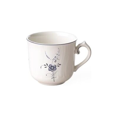 Villeroy & Boch Vieux Luxembourg Coffee Cup, 120 ml, Height: 6.8 cm, Premium Porcelain, White/Blue Villeroy & Boch Vieux Luxembourg Coffee Cup, 120 ml, Height: 6.8 cm, Premium Porcelain, White/Blue
