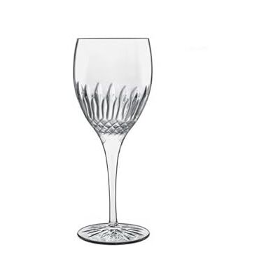 Luigi Bormioli White Wine Glasses Set of 4 Diamante Crystal Wine Glasses 380ml, Ultra Clear & Durable Dishwasher Safe Glassware with Titanium Reinforced Stems, Gift Box Included, Made In Italy Luigi Bormioli White Wine Glasses Set of 4 Diamante Crystal Wine Glasses 380ml, Ultra Clear & Durable Dishwasher Safe Glassware with Titanium Reinforced Stems, Gift Box Included, Made In Italy