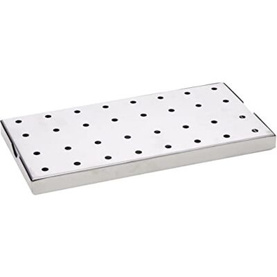 Genware NEV-SSDT3015 Drip Tray, Stainless Steel, 30 cm x 15 cm Genware NEV-SSDT3015 Drip Tray, Stainless Steel, 30 cm x 15 cm