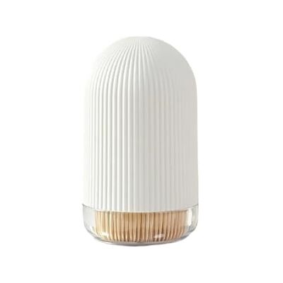 Ucygor Toothpick Box With Lid 4pc Plastic Toothpick Holder Set for Home Kitchen Use for Kitchen(White) Ucygor Toothpick Box With Lid 4pc Plastic Toothpick Holder Set for Home Kitchen Use for Kitchen(White)