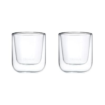 blomus Nero Insulated Espresso Glasses, 2 oz blomus Nero Insulated Espresso Glasses, 2 oz