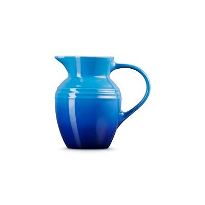 Le Creuset Azure Stoneware Breakfast Jug - Thermal Resistant Durable Enamel Dishwasher Safe Le Creuset Azure Stoneware Breakfast Jug - Thermal Resistant Durable Enamel Dishwasher Safe