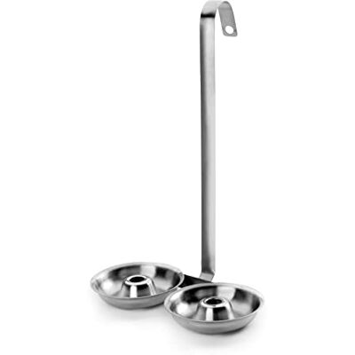 IBILI 712150 Stainless Steel Double Fritter Ladle IBILI 712150 Stainless Steel Double Fritter Ladle