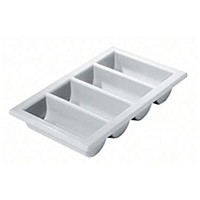 Genware NEV-CB1-1 Cutlery Tray/Box, 1/1, 13" x 21", Grey Genware NEV-CB1-1 Cutlery Tray/Box, 1/1, 13" x 21", Grey