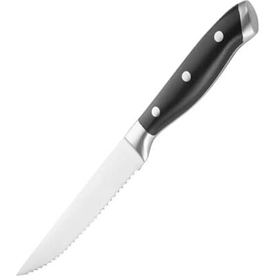 Olympia - Premium Riveted Steak Knives - Black - 6pc - Knives Olympia - Premium Riveted Steak Knives - Black - 6pc - Knives