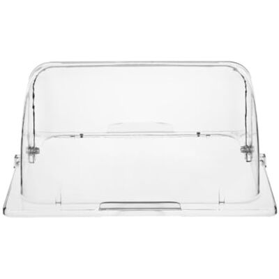 Olympia Kristallon Clear Polycarbonate Rolltop Cover, GN 1/2 Olympia Kristallon Clear Polycarbonate Rolltop Cover, GN 1/2