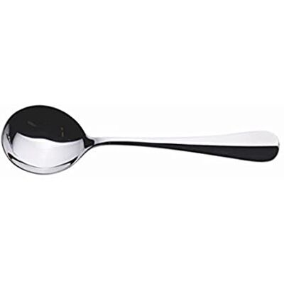 Genware NEV-SS-BA Baguette Soup Spoon, 18/0 Genware NEV-SS-BA Baguette Soup Spoon, 18/0