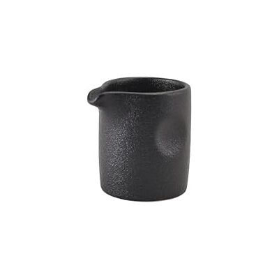 Genware Forge Stoneware Pinched Jug 90 ml (3.2 oz) – Durable Slate Grey Stoneware Sauce & Cream Jug for Dressings, Syrups & Table Service – Stylish Condiment Pourer Genware Forge Stoneware Pinched Jug 90 ml (3.2 oz) – Durable Slate Grey Stoneware Sauce & Cream Jug for Dressings, Syrups & Table Service – Stylish Condiment Pourer