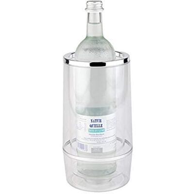 APS C238 Wine Bottle Cooler, Acrylic, Clear APS C238 Wine Bottle Cooler, Acrylic, Clear