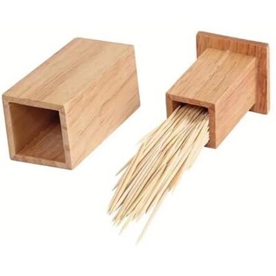 Ucygor Toothpick Box With Lid Bamboo Toothpick Holder Set of 10 with Lid for Kitchen Storage for Kitchen(Square) Ucygor Toothpick Box With Lid Bamboo Toothpick Holder Set of 10 with Lid for Kitchen Storage for Kitchen(Square)