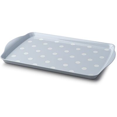 Zeal Melamine Dotty Tray Medium duck egg blue - Tray Zeal Melamine Dotty Tray Medium duck egg blue - Tray