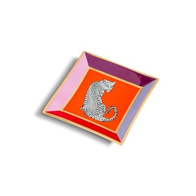 Jonathan Adler Safari Square Tray, Multicolor, One Size Jonathan Adler Safari Square Tray, Multicolor, One Size