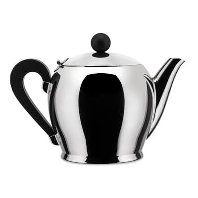 Alessi Officina Bombe Teapot, Silver Alessi Officina Bombe Teapot, Silver