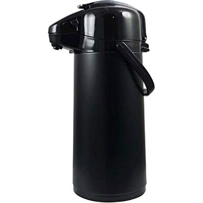 Nextday Catering Equipment Supplies UK Elia DF953 Airpot 1.9 Ltr Lever Type Stainless-Black Nextday Catering Equipment Supplies UK Elia DF953 Airpot 1.9 Ltr Lever Type Stainless-Black
