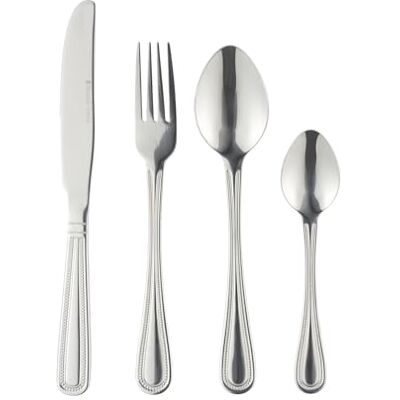 Russell Hobbs Prague 24-Piece Cutlery Set – 18/0 Stainless Steel Silverware, Tableware Service for 6 People, Dishwasher Safe, Includes Knives/Forks/Tablespoons/Teaspoons Russell Hobbs Prague 24-Piece Cutlery Set – 18/0 Stainless Steel Silverware, Tableware Service for 6 People, Dishwasher Safe, Includes Knives/Forks/Tablespoons/Teaspoons