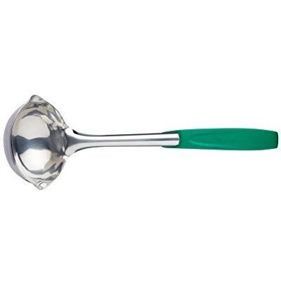 MasterClass Colour-Coded Catering-Quality Stainless Steel Soup Ladle, 35 cm (14") Green (Vegetarian) MasterClass Colour-Coded Catering-Quality Stainless Steel Soup Ladle, 35 cm (14") Green (Vegetarian)