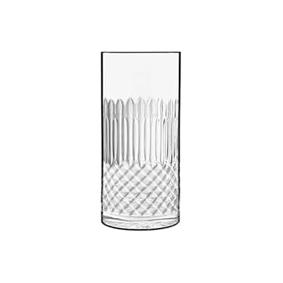 Luigi Bormioli Diamante Hi-Ball / Tumbler Crystal Glasses Dishwasher Safe Made in Italy Set of 4, 480ml Luigi Bormioli Diamante Hi-Ball / Tumbler Crystal Glasses Dishwasher Safe Made in Italy Set of 4, 480ml