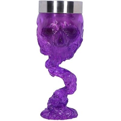 Nemesis Now Soul Spirit Goblet, 19.3cm, Removable Stainless Steel Insert, Expertly Designed, Cast in Clear Resin – Goblet Drinking Glasses – Magic (Purple) Nemesis Now Soul Spirit Goblet, 19.3cm, Removable Stainless Steel Insert, Expertly Designed, Cast in Clear Resin – Goblet Drinking Glasses – Magic (Purple)