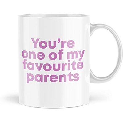 Tongue in Peach Mother's Day Gifts One of My Favourite Parents Birthday Mugs from The Kids Celebration Mug Gifts for Mum Parent Mother Cup Mbh871 Tongue in Peach Mother's Day Gifts One of My Favourite Parents Birthday Mugs from The Kids Celebration Mug Gifts for Mum Parent Mother Cup Mbh871