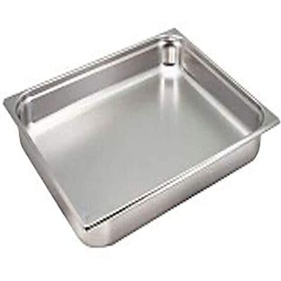 Genware GN21-65 Stainless Steel Gastronorm Pan 2/1, 65 mm Deep Genware GN21-65 Stainless Steel Gastronorm Pan 2/1, 65 mm Deep
