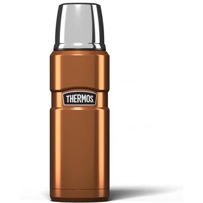 Thermos Stainless King 470ml Multi- Purpose Flask Original-Style Flask can be used as Travel Mug or Insulated Water Bottle for Daily Commute & Weekend Adventures – Copper Thermos Stainless King 470ml Multi- Purpose Flask Original-Style Flask can be used as Travel Mug or Insulated Water Bottle for Daily Commute & Weekend Adventures – Copper